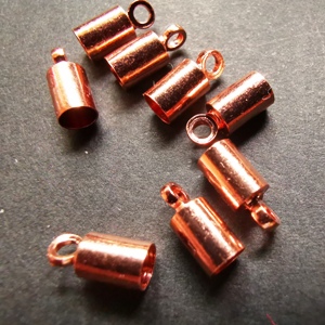 3.5mm Cord ends Rose Gold Finished